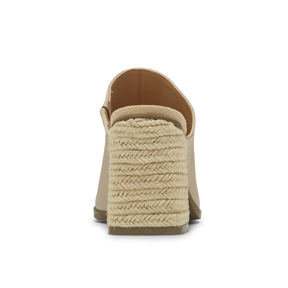 Sandalias Rockport Mujer Mexico - Total Motion Amara Beige - XHIBE9534